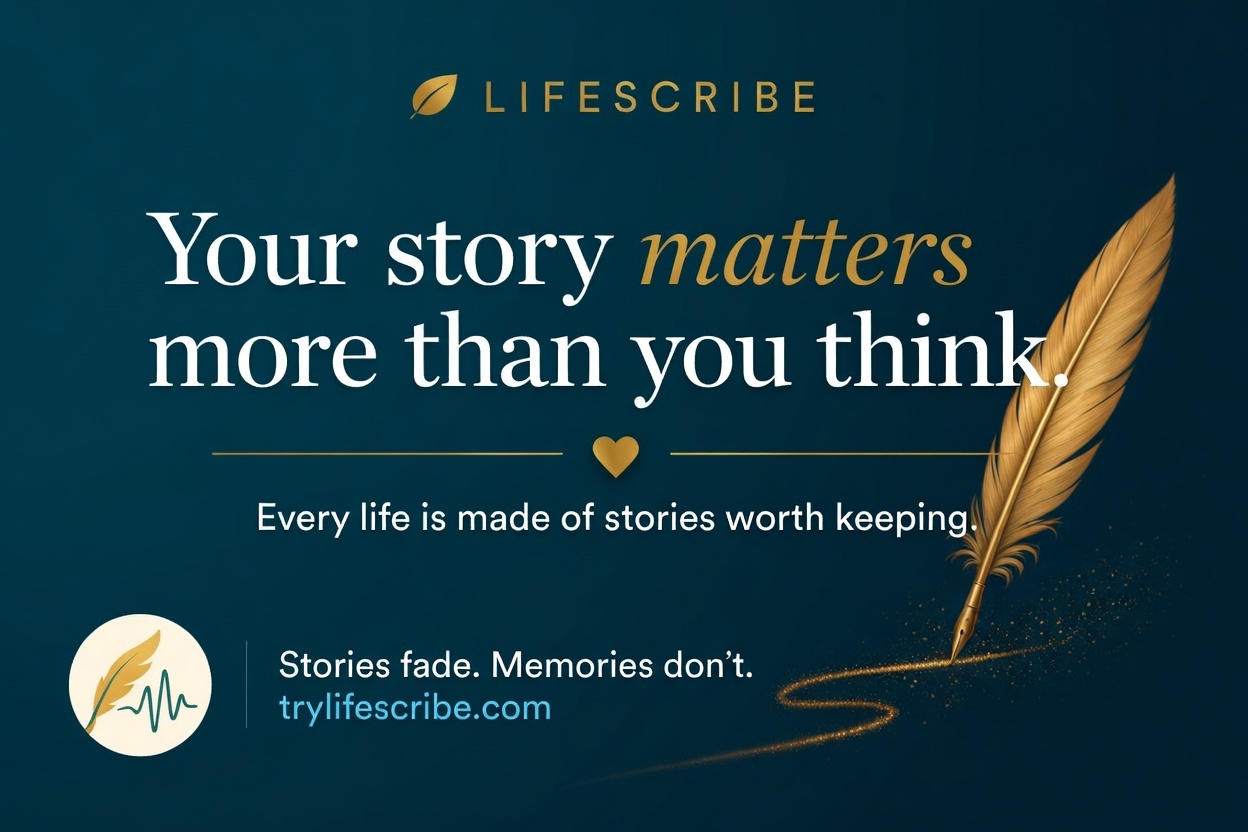 LifeScribe AI — 官网预览图
